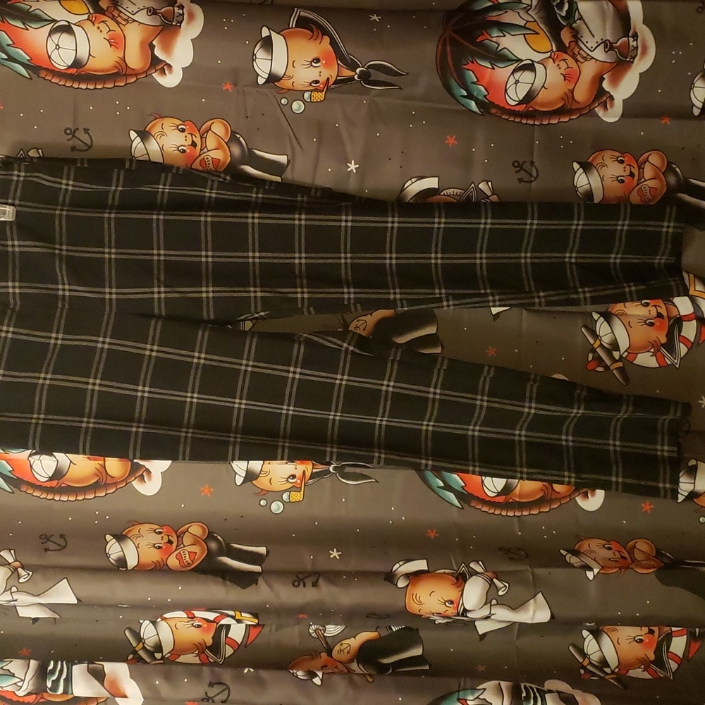 Le Chateau Plaid Pants